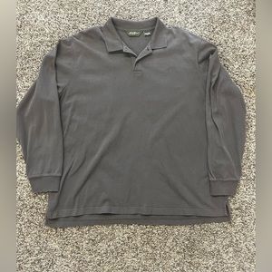 EDDIE BAUER Vintage Long-sleeve Polo XXL